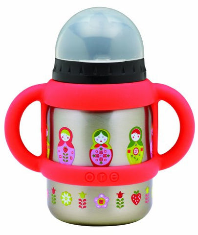 SugarBooger Flip and Sip Container (Color: Matryoshka Doll)