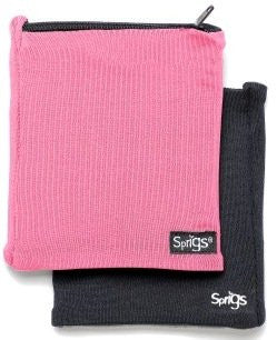 Sprigs Big Banjee Wrist Wallet (Black , Pink / One Size Fits Most)