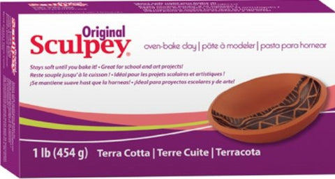 Original Sculpey Terra Cotta, 1 lb