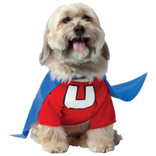 Underdog Dog Costume - Red/Blue, Small