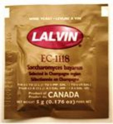Ec-1118, Lalvin Dry Wine Yeast, 5 g- Each