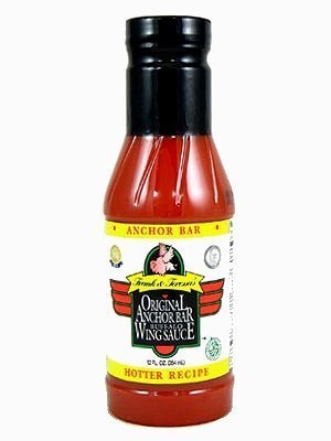 Anchor Bar Hotter Buffalo Wing Sauce, 12oz.