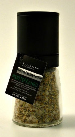 Il Boschetto Italian Sea Salt & Herbs Mill,4.2oz.