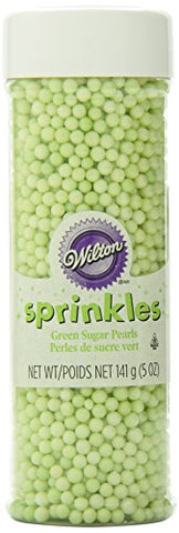 Wilton Sugar Pearls - Green (5 oz)