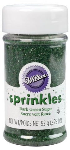 Wilton Sanding Sugar - Dark Green (2.25 oz)