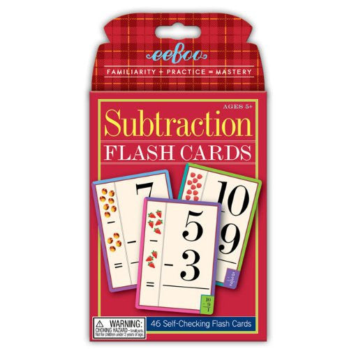 Flash Cards Subtraction