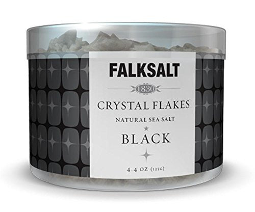 Falksalt Natural Black Salt Flakes, 4.4 oz.