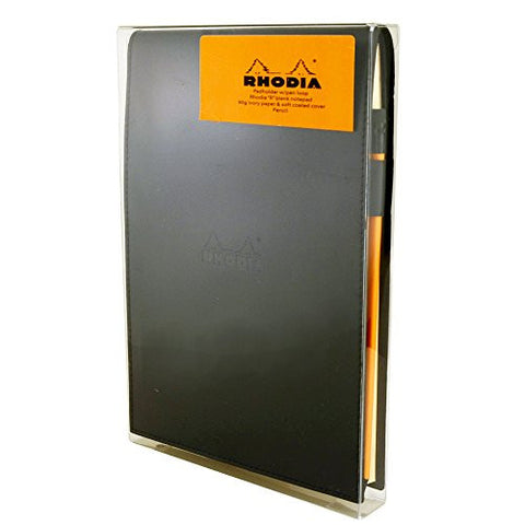 Rhodia "R" Pad Gift Set 6 x 8 3/4 Blank Black