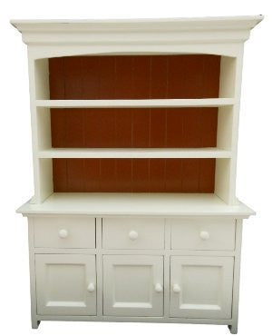 Farmhouse Collection Step-back Cupboard, Furniture Fits 18" Girl Dolls