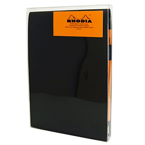 Rhodia "R" Pad Gift Set 6 x 8 3/4 Lined Black