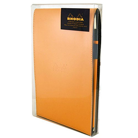 Rhodia "R" Pad Gift Set 6 x 8 3/4 Lined Orange