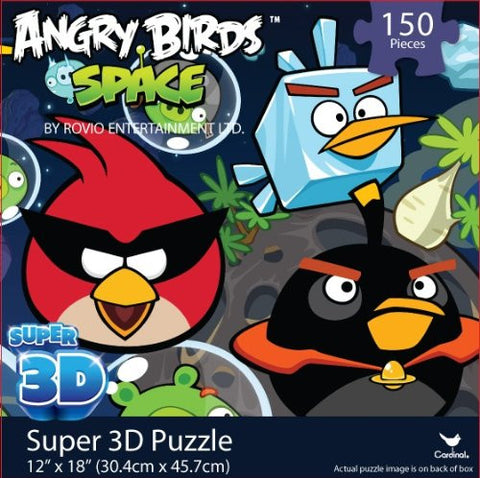 LICENSED SUPER 3D PUZZLES - Angry Birds (space) 150pc