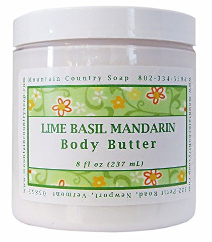 Lime Basil Mandarin Body Butter 8 oz