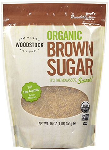 WOODSTOCK Confections - Evap Cane Sugar/Sugar - Organic Brown Sugar 16oz