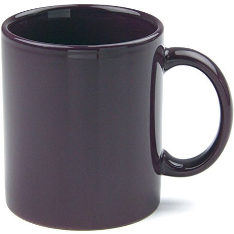 Classic Mug, Aubergine 11 Oz.