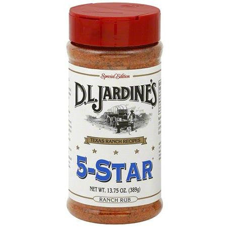 D.L. Jardine's 5-Star Ranch Rub 13.75 oz