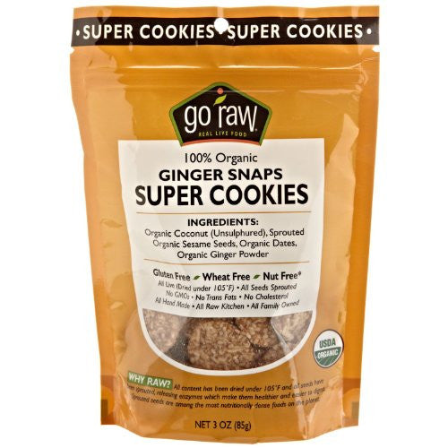 Ginger Snap Cookies, Organic 3.0 OZ