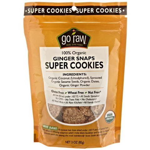 Ginger Snap Cookies, Organic 3.0 OZ