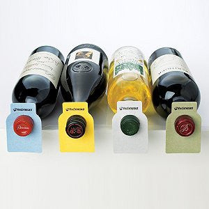 Wine Enthusiast 571 07 01 100 Color Coded Wine Bottle Tags
