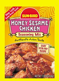 Honey Sesame Chicken Seasoning 0.875 OZ (Pack of 12)