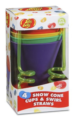 Jelly Belly Silicone Cups & Swirl Straws