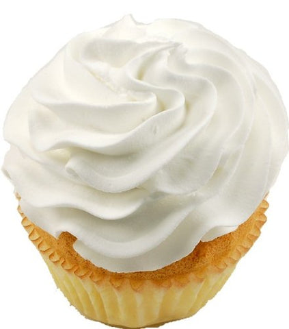 White Fake Cupcake Plain USA