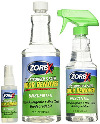 Unscented Odor Remover 2oz. and Unscented Odor Remover 16oz. and Unscented Odor Remover 32oz.