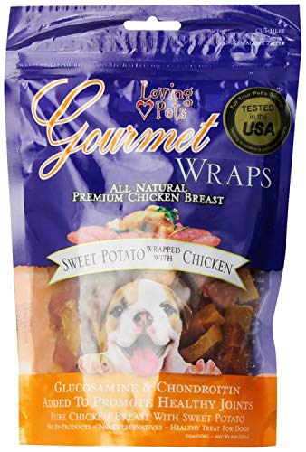 Loving Pets Gourmet Sweet Potato & Chicken Wraps 8oz