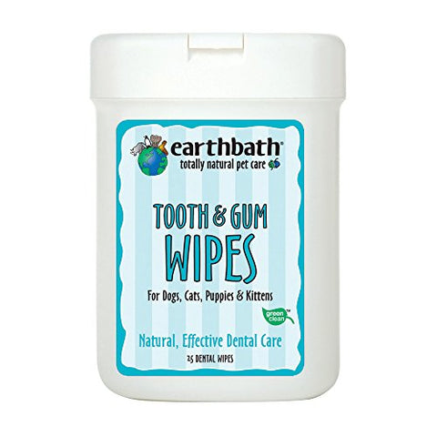 Earthwhile Endeavors Tooth & Gum Wipes, 25-pcs