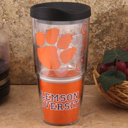Tervis Tumbler Clemson Tigers 24oz. Wrap Travel Tumbler with Lid