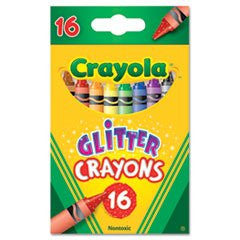 CRAYN MULTICLR GLITTR 16CT
