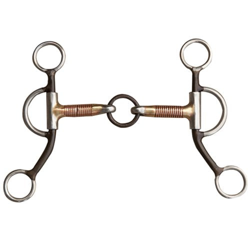 Jr. Working Cowhorse Lifesaver Copper Wrapped Bit - Swivel Shank - 5"