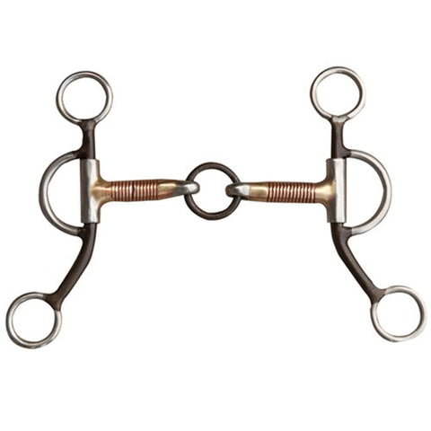 Jr. Working Cowhorse Lifesaver Copper Wrapped Bit - Swivel Shank - 5"
