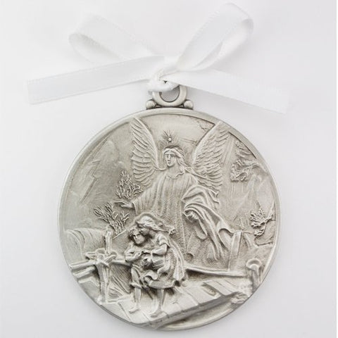 Guardian Angel Crib Medal/Card, 2-3/4"