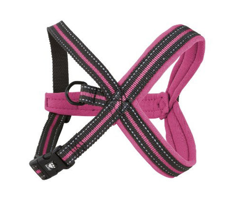 Padded Y-Harness - Size 35", Raspberry