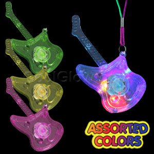LED Guitar Necklace, 36 pcs/pack (not in pricelist)