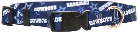 Dallas Cowboys Dog Collar and Leash: Medium Collar