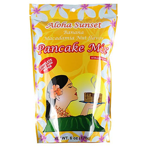 Aloha Sunset Banana Mac Pancake Mix - 6 oz
