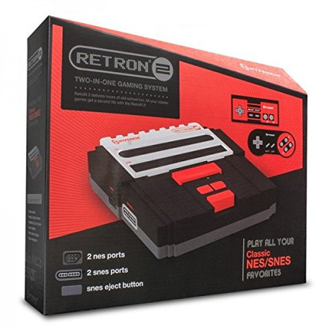 SNES/ NES RetroN 2 Gaming Console (Black)