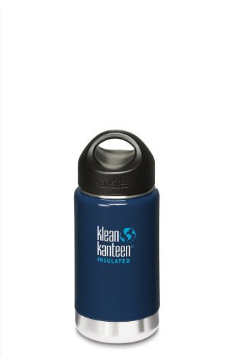 Klean Kanteen Wide Insulated Bottle with Stainless Steel Loop Cap (Night Sky, 12-Ounce)
