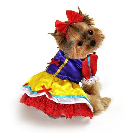Enchanted Snow Princess Dog Costume, Small