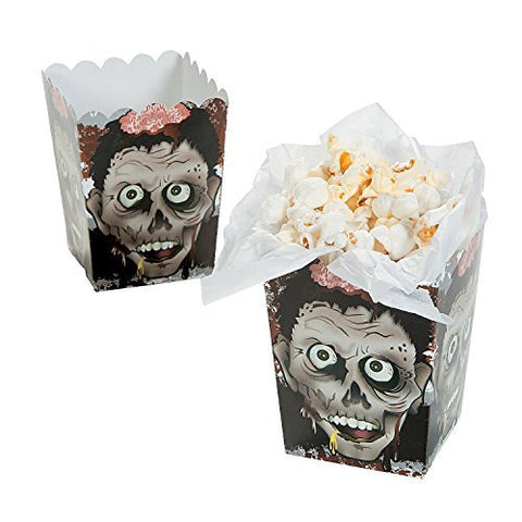Halloween Zombie Head Mini Popcorn Boxes - 24 Count (not in pricelist)