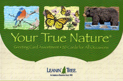 Your True Nature Boxed Greeted Cards, 20 cards (20 designs) with 22 envelopes