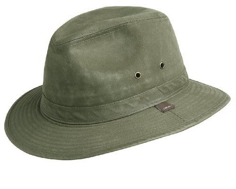 Crushable Weathered Safari Hat - Loden, Medium