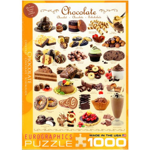 Chocolate 1000 pc 10x14 inches Box, Puzzle
