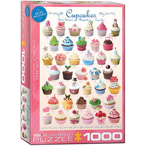 Cupcakes 1000 pc 10x14 inches Box, Puzzle