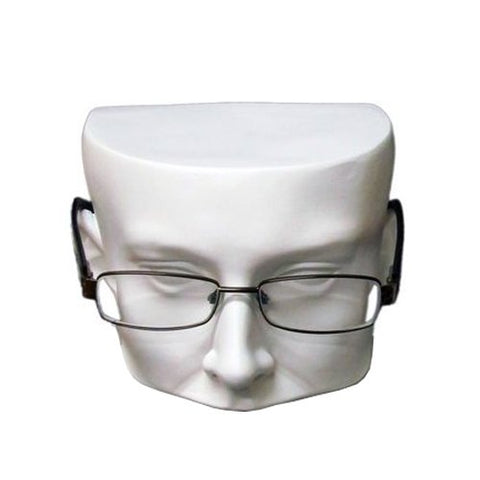 Half Face Sunglasses/Eyeglasses Display Head, White