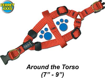 Step-In Harness, 3/8 x 7-9" - Baby Blue, XXXSmall