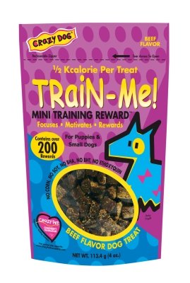 Crazy Dog Train-Me Beef 4oz Mini