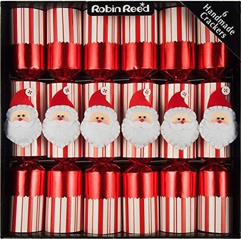 12 inch Luxury Crackers, 6 x 12 inch Jolly Santa, Surprise Family Fun